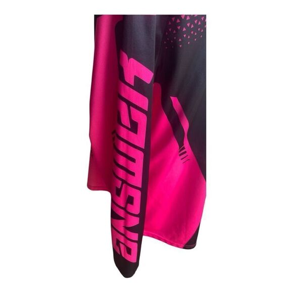 Answer Racing MX OffRoad Neon Pink Black Racing Jersey Size XL - Picture 3 of 7
